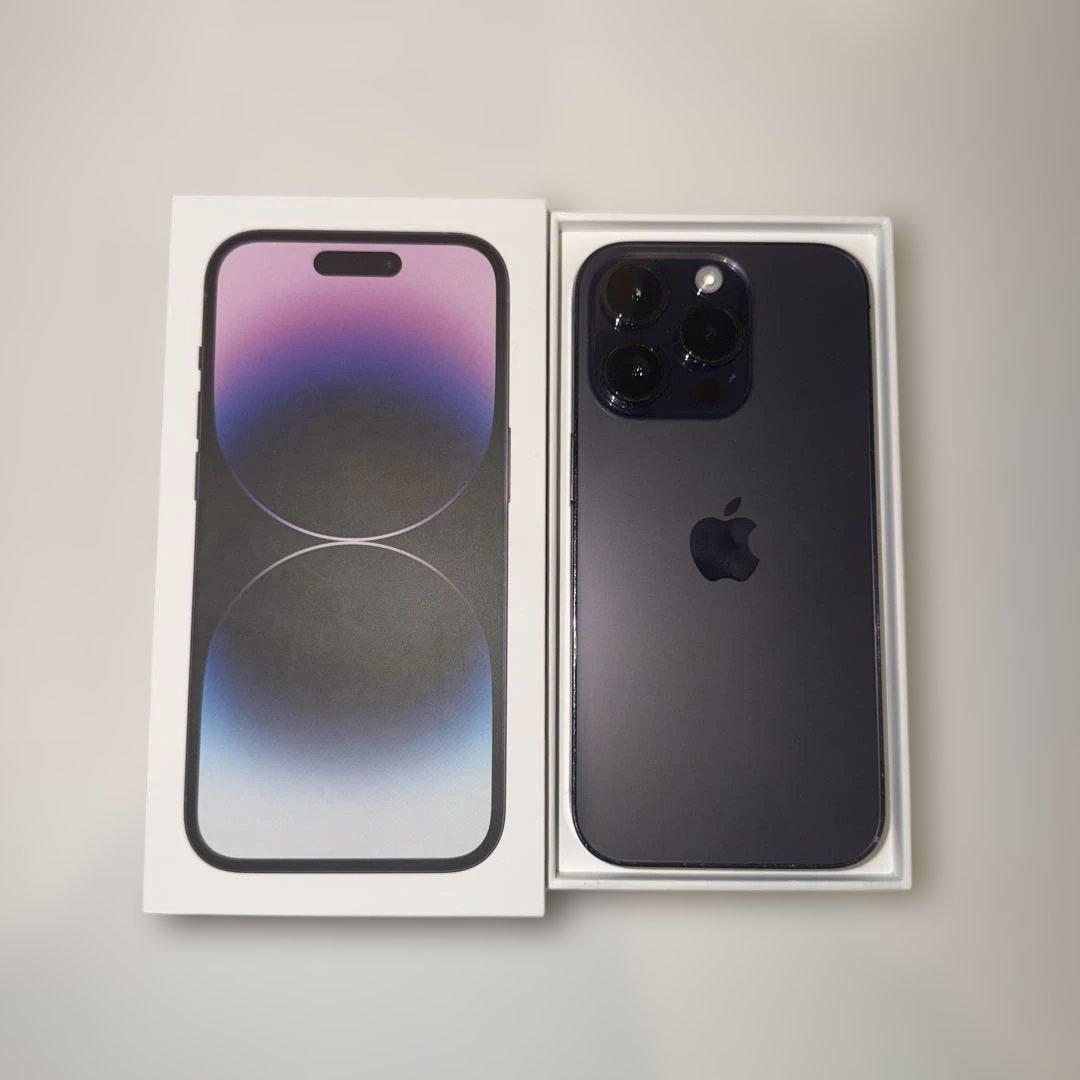 【傷、画面割れ無し】Apple iPhone 14 Pro 128GB