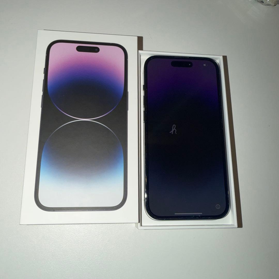 【傷、画面割れ無し】Apple iPhone 14 Pro 128GB