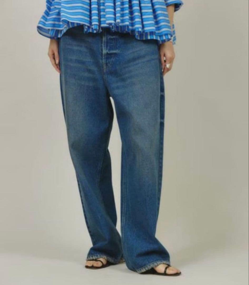 Curensology カレンソロジー 〈&RC〉ワイドルーズデニムパンツ 34