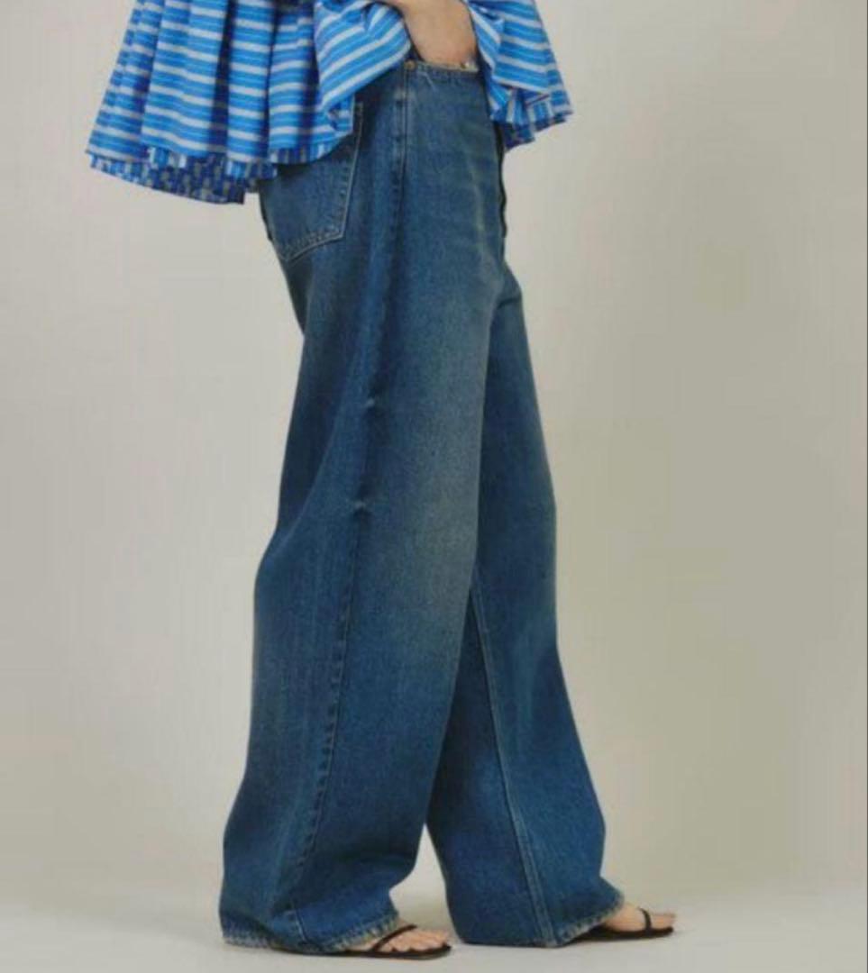 Curensology カレンソロジー 〈&RC〉ワイドルーズデニムパンツ 34