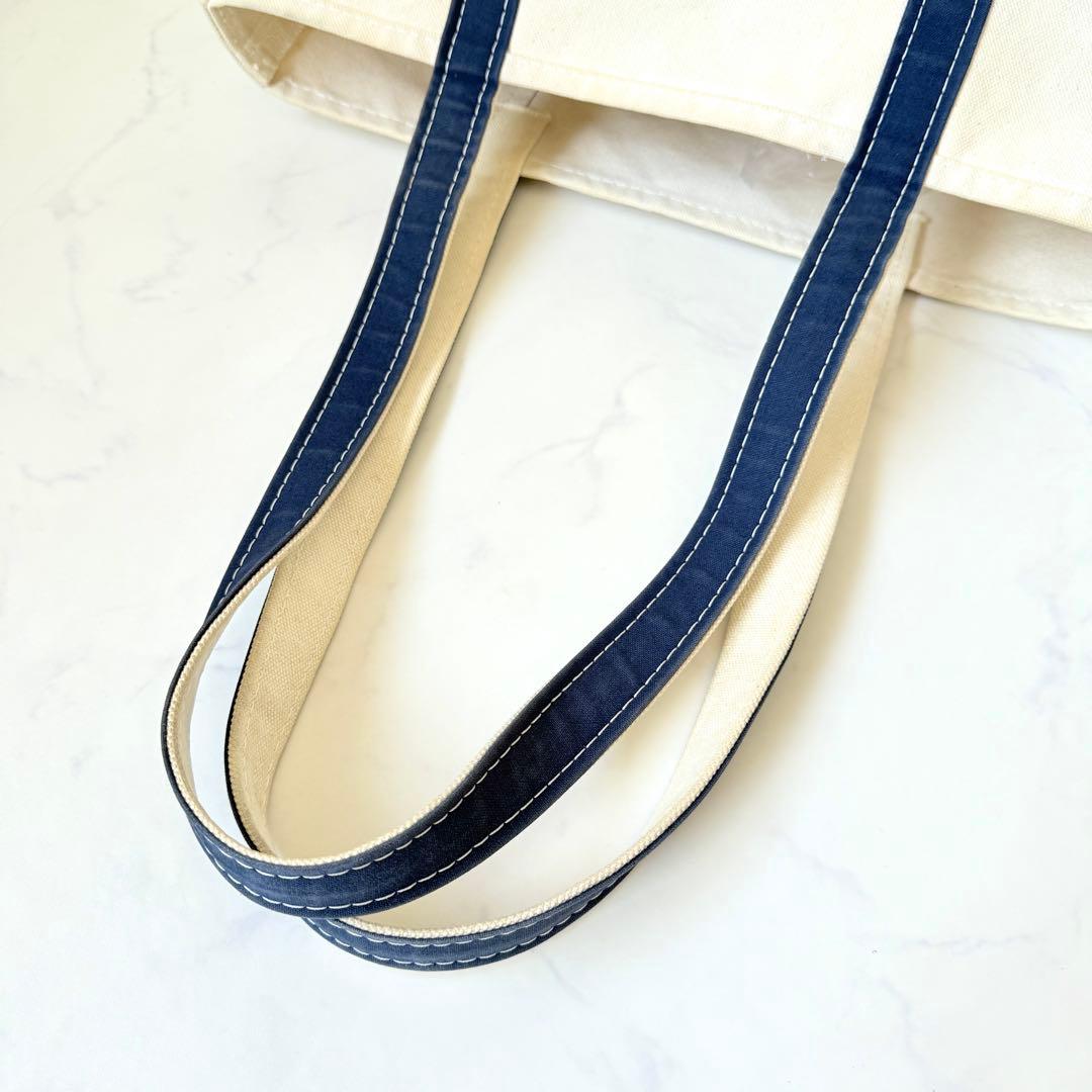 L.L.Bean 90s USA製 ボートアンドトート ロングハンドル ネイビー