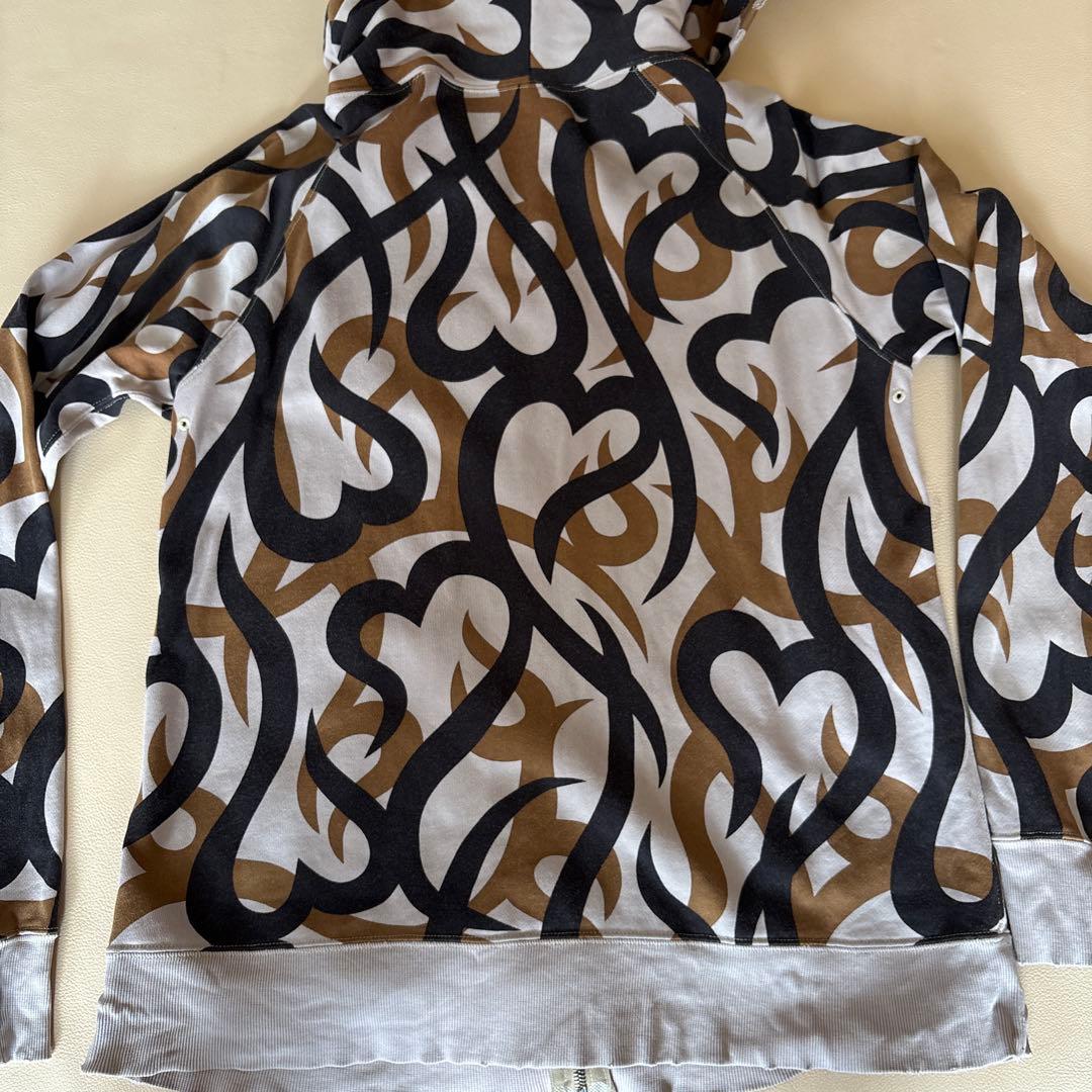 ナンバーナイン　ハートカモパーカー　迷彩