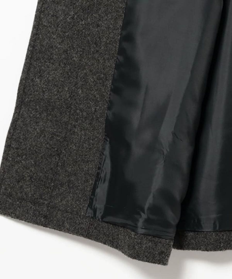 BEAMS BOY モッサーロングダッフルコート25FW グレー