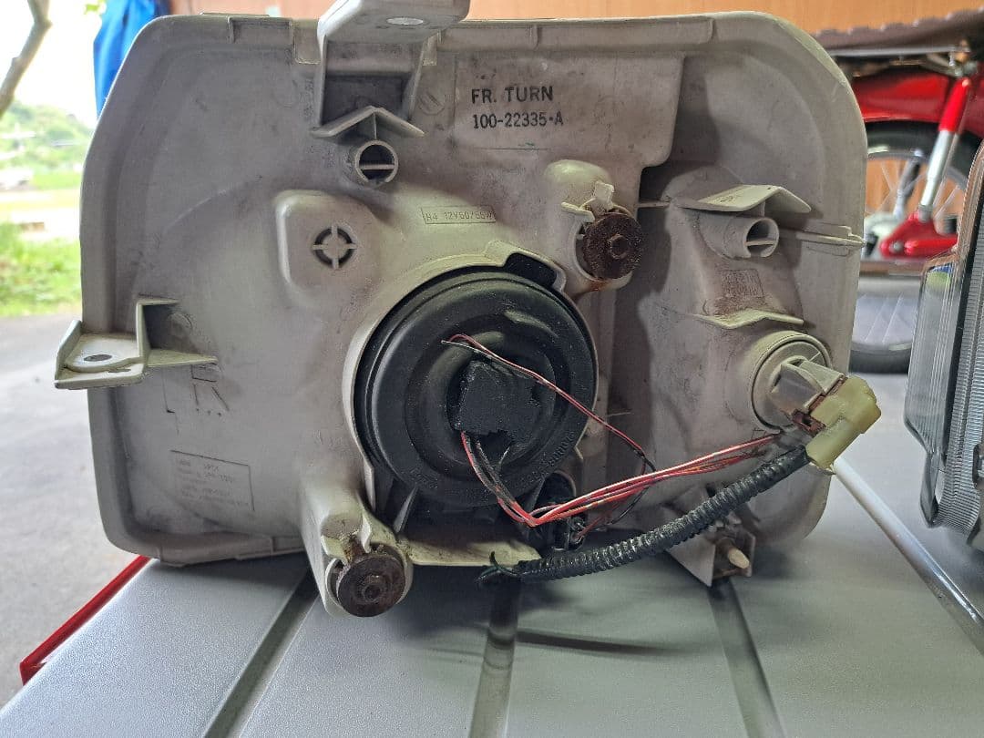 ホンダ　ホビオスモークヘッドライト