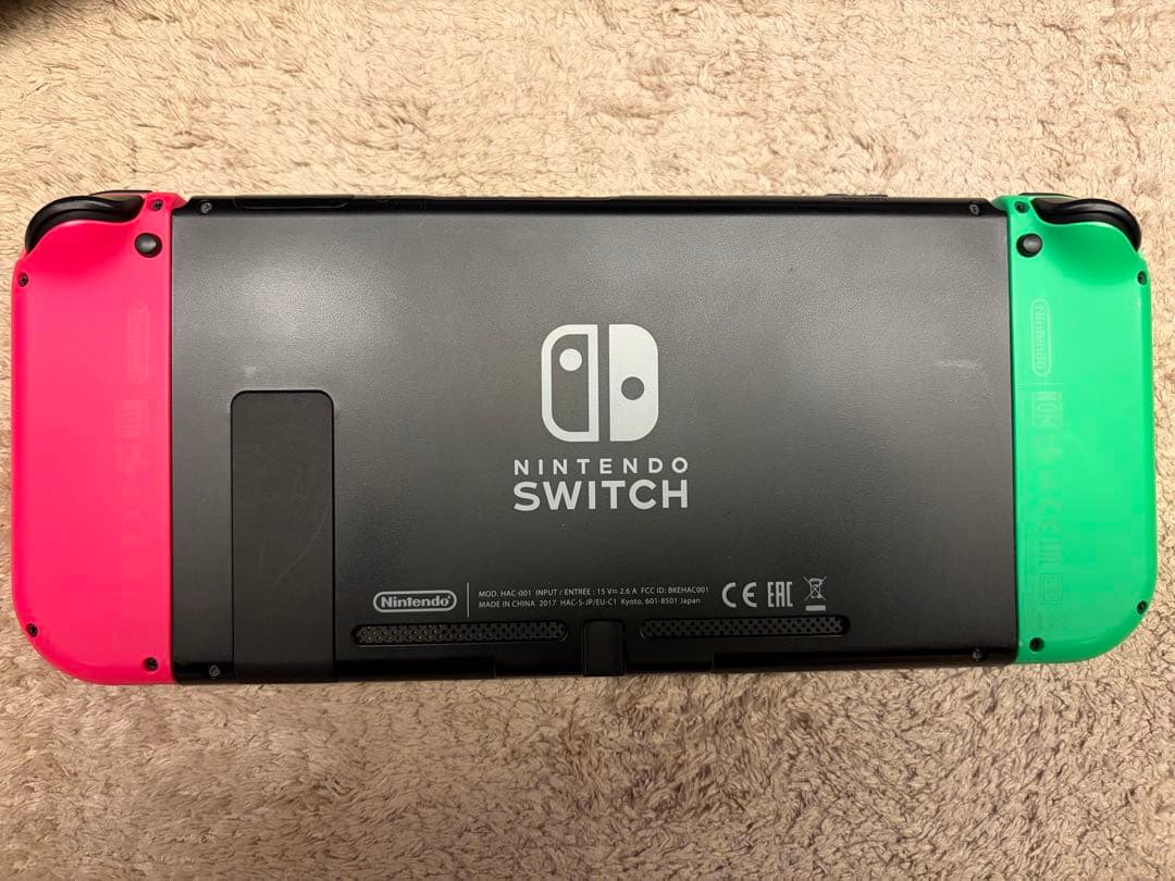 Nintendo Switch Splatoon2セット 本体のみ ポーチつき