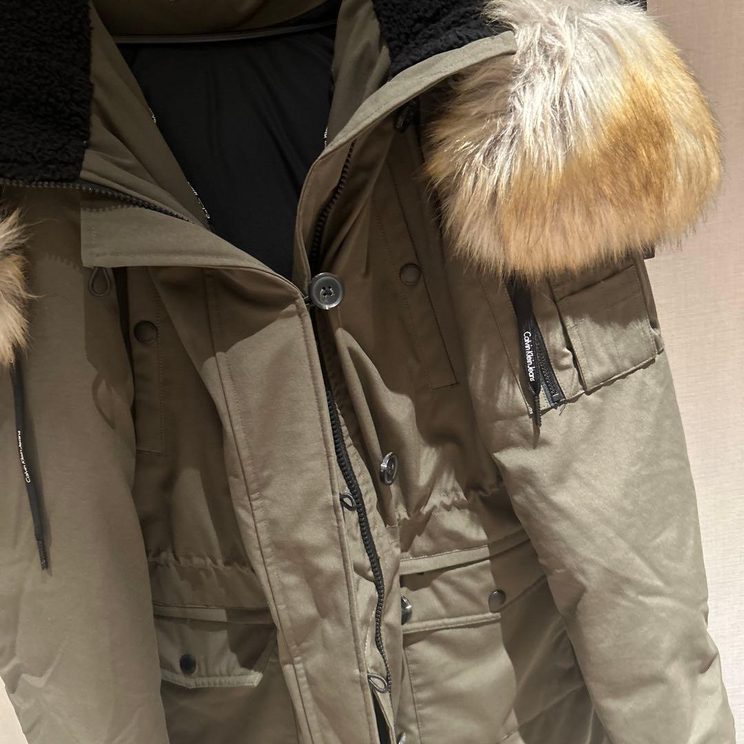   Jeans超美品　 ファーダウンモッズコート Mサイズ