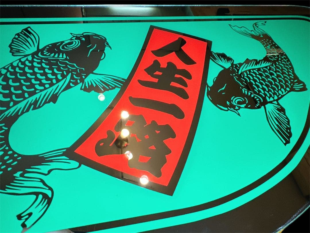 日野 安全窓 グラプロ レンジャープロ デコトラ アンドン ミラー 鯉 飾り板