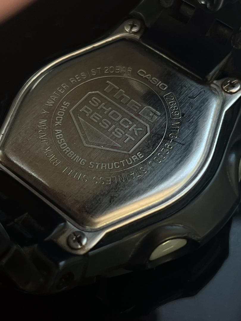 #T020【電池交換済】G-SHOCK MTG-920J 清掃済MT-G 極美品