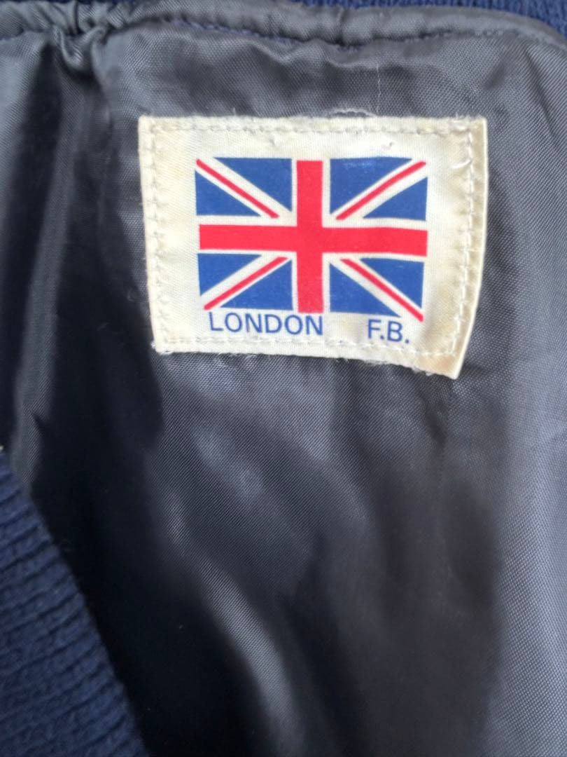 vintage London F.B スカジャン　ネイビー