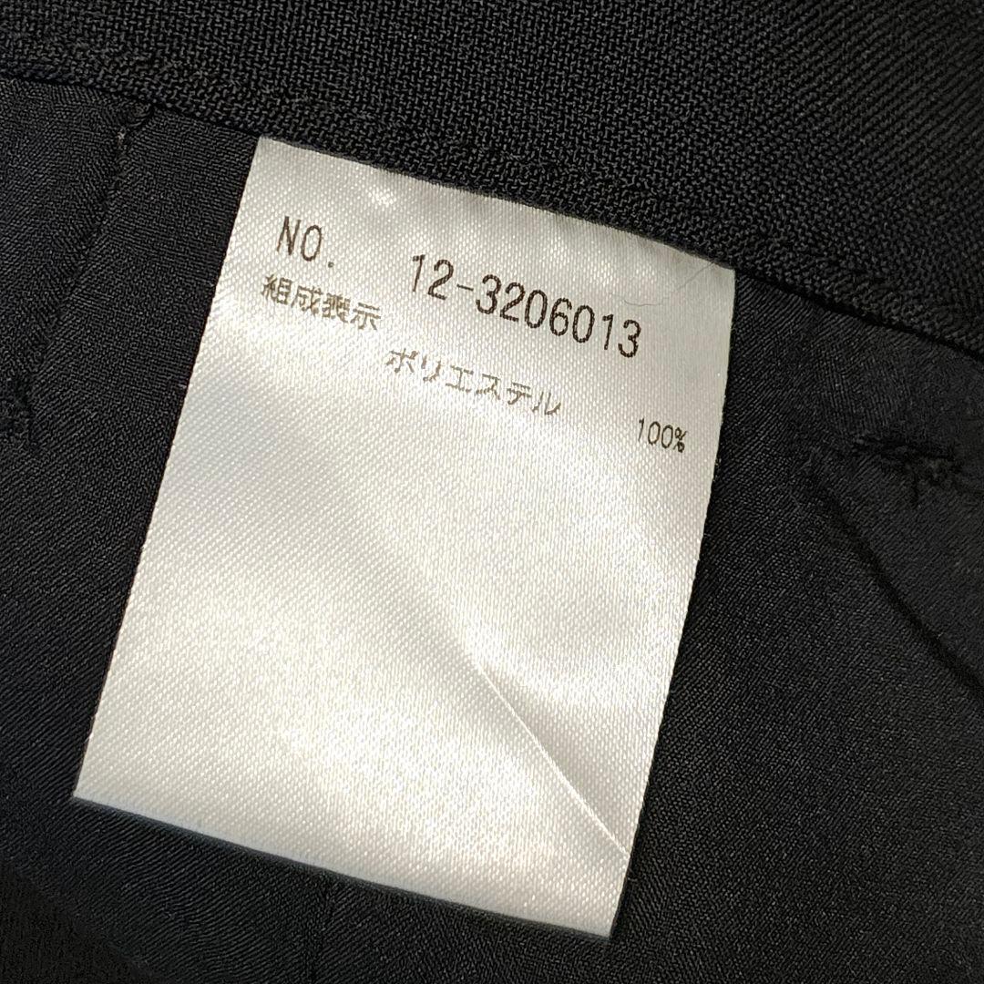 美品 PLST 洗濯可 ノーカラージャケット パンツ セットアップ スーツ 黒