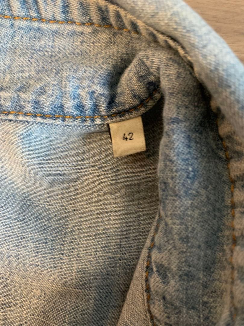 HUSBANDS ハズバンズ別注 western shirt in denim