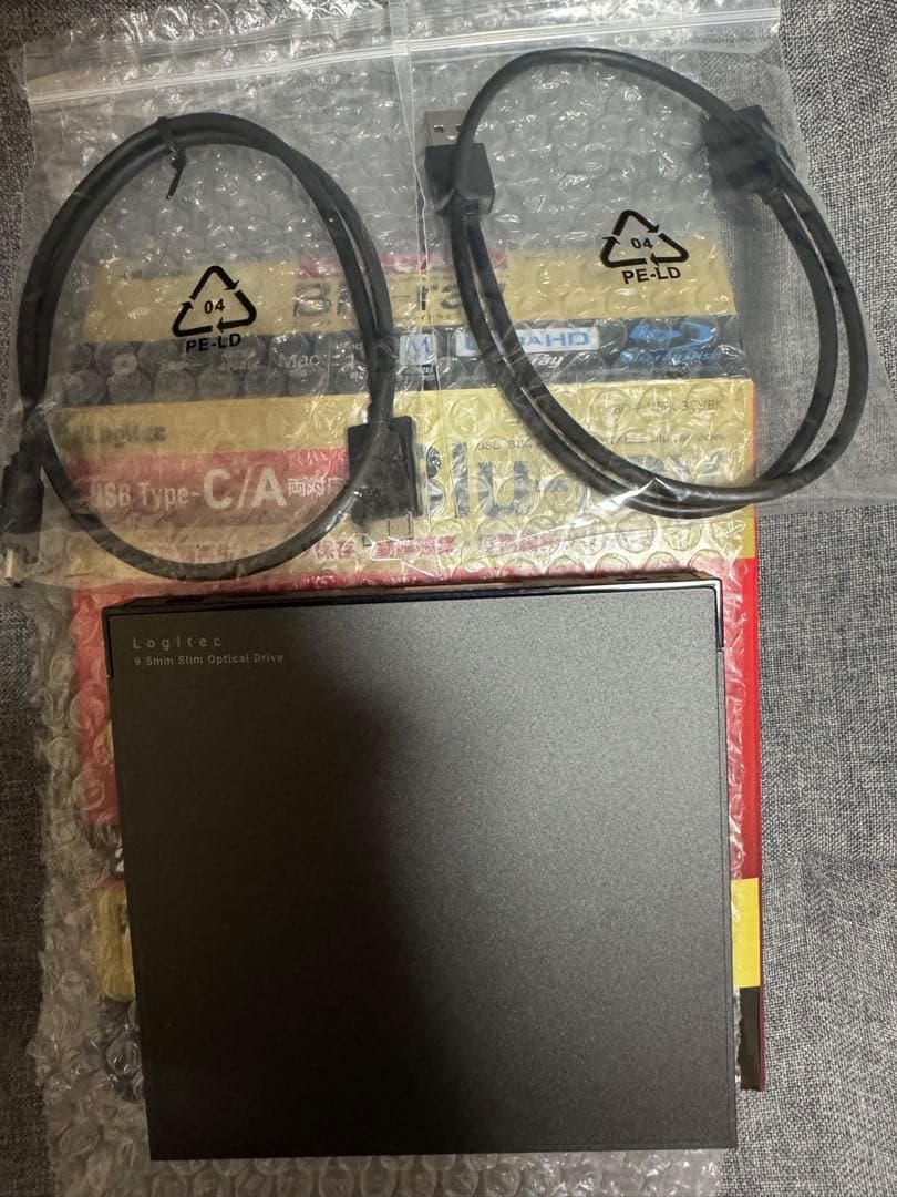 外付けハードディスク・ドライブ Logitec USB Type-C Blu-ray Disc Drive