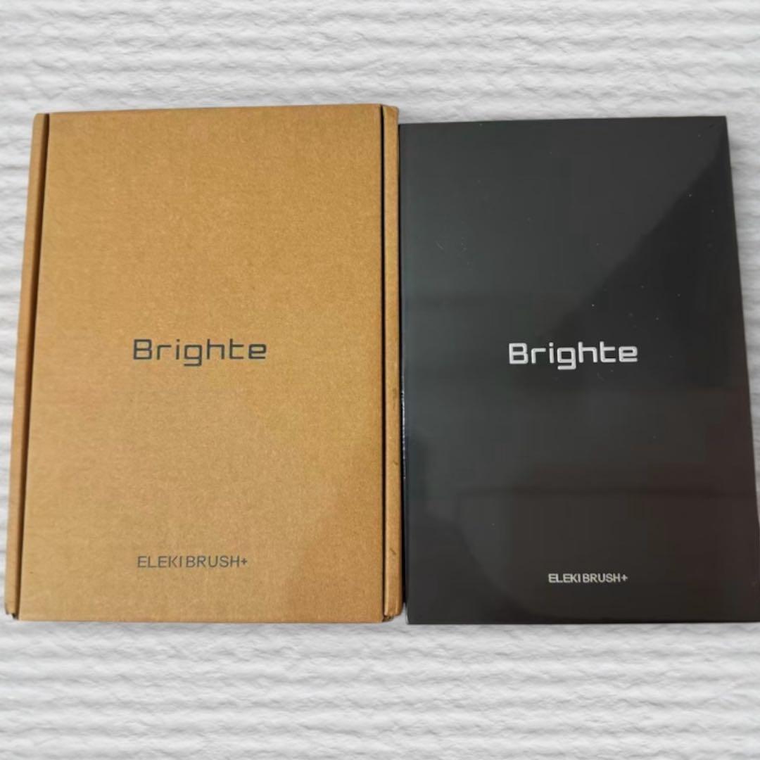 新品　Brighte ELEKI BRUSH+ エレキブラシ 美顔器 箱付き
