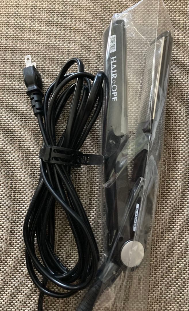 サニープレイス輝髪　MGプラチナ　ストレートアイロン業務用ブラック