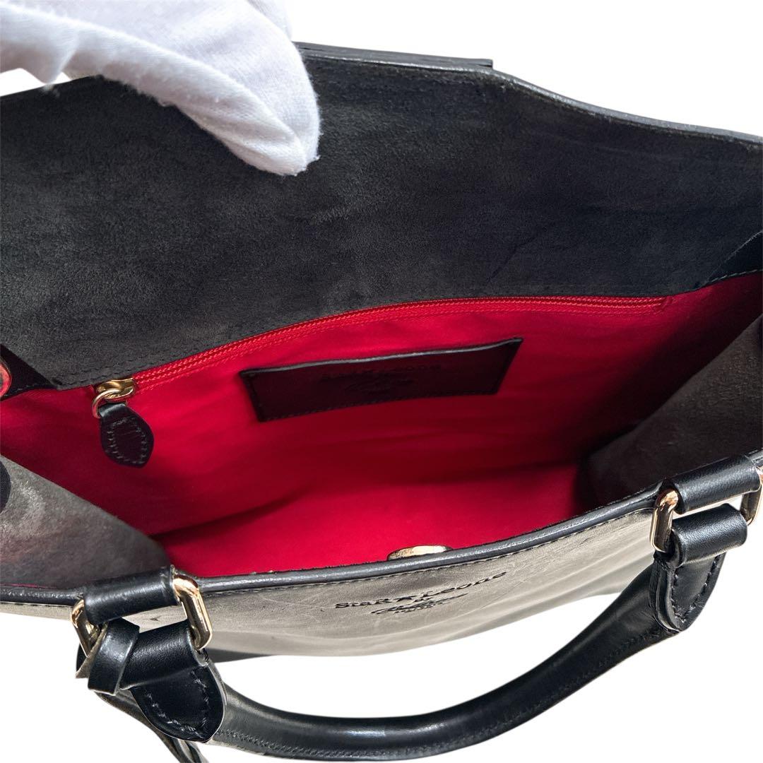 スターレオーネ×ボルドリーニセレリア　レザーショルダー　トートバッグ　2way