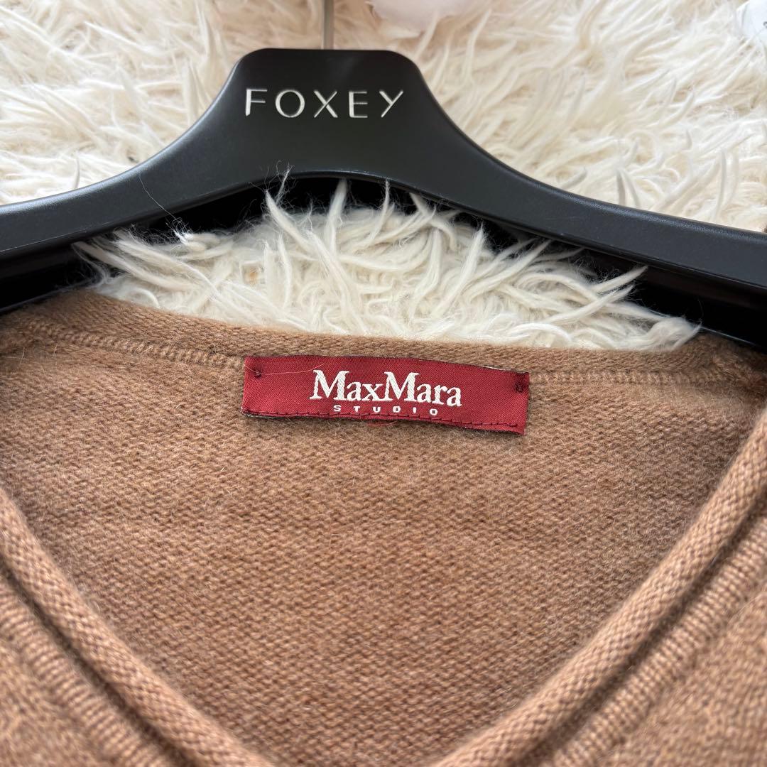 マックスマーラ　高級カシミヤ100%ロングニット　キャメル　M〜L相当