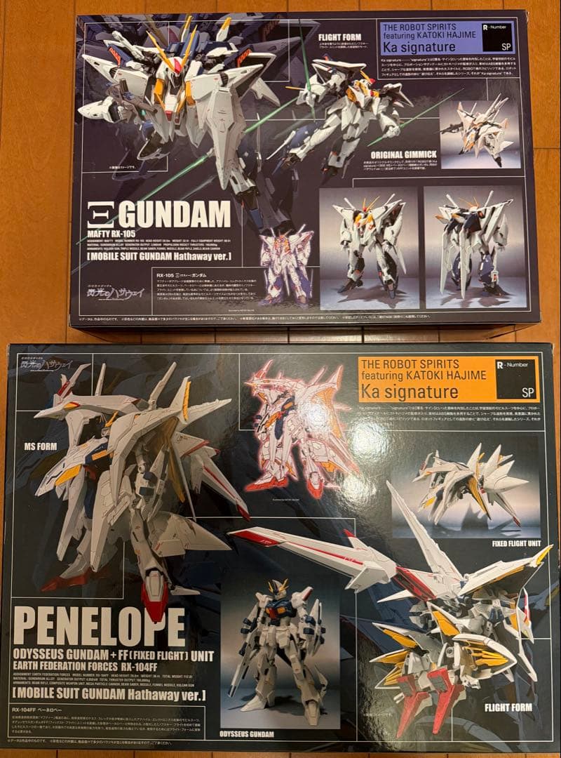 ROBOT魂 Ξガンダム ペーネロペー 閃光のハサウェイVer. 2点セット