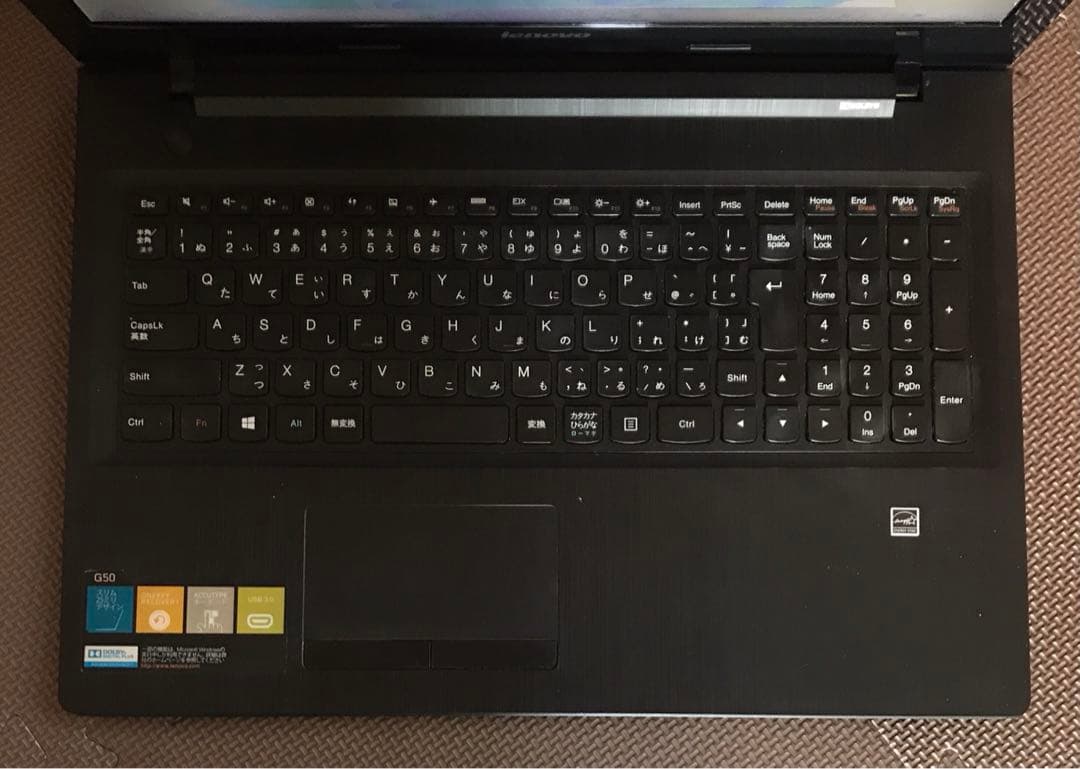 レノボノート Core i7 HDD1TB交換済