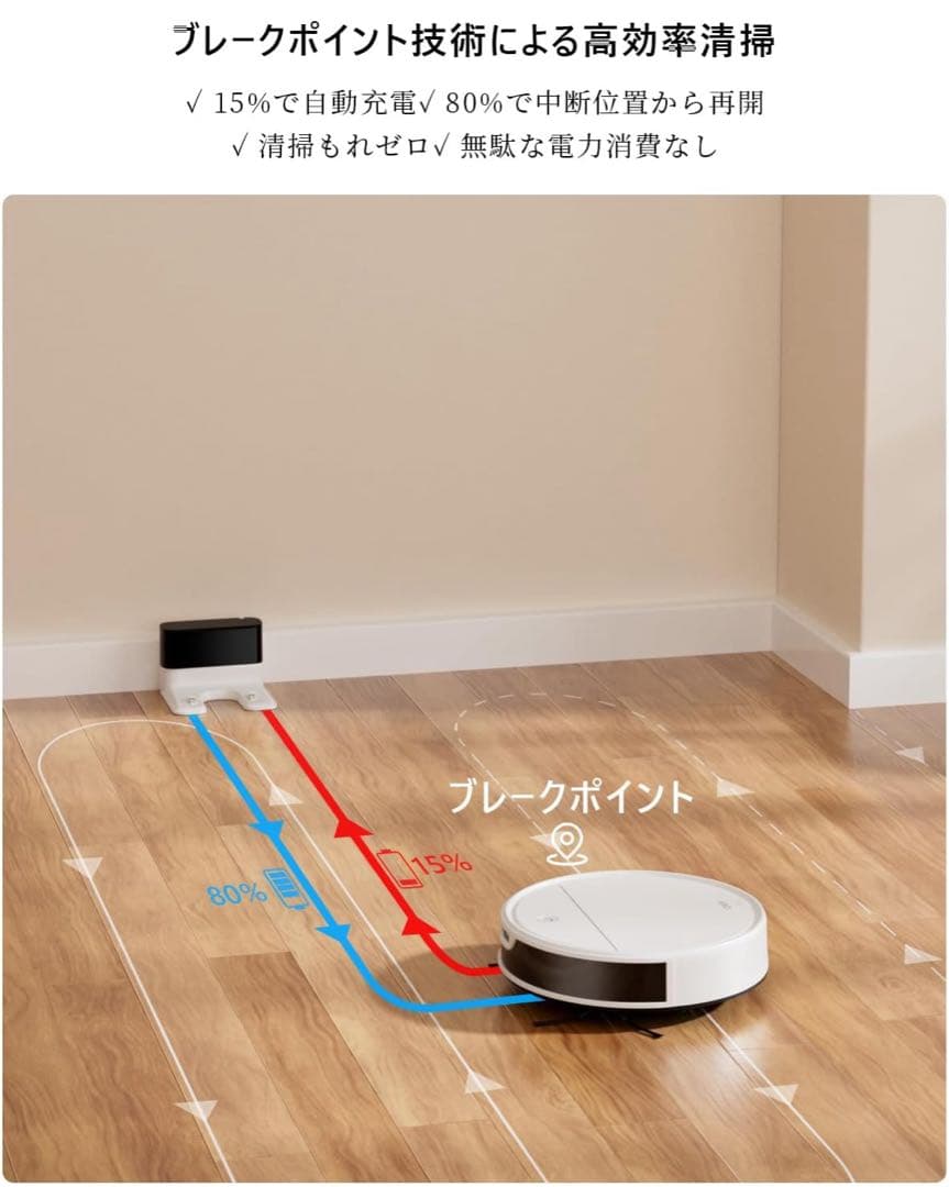 OKP Life K5 Ultra ロボット掃除機 水拭き様セット