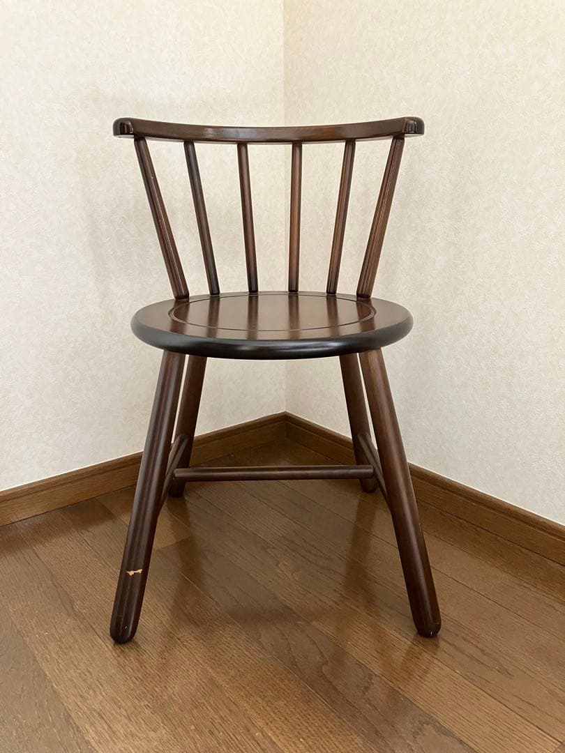 KOIZUMI 小泉産業 レトロ感漂う天然木 アンティーク ウィンザーチェア