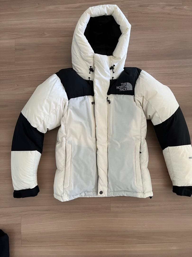 THE NORTH FACE ダウンジャケット S ホワイト/ブラック