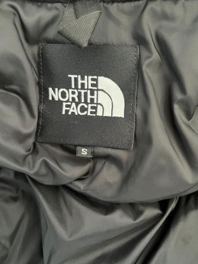 THE NORTH FACE ダウンジャケット S ホワイト/ブラック