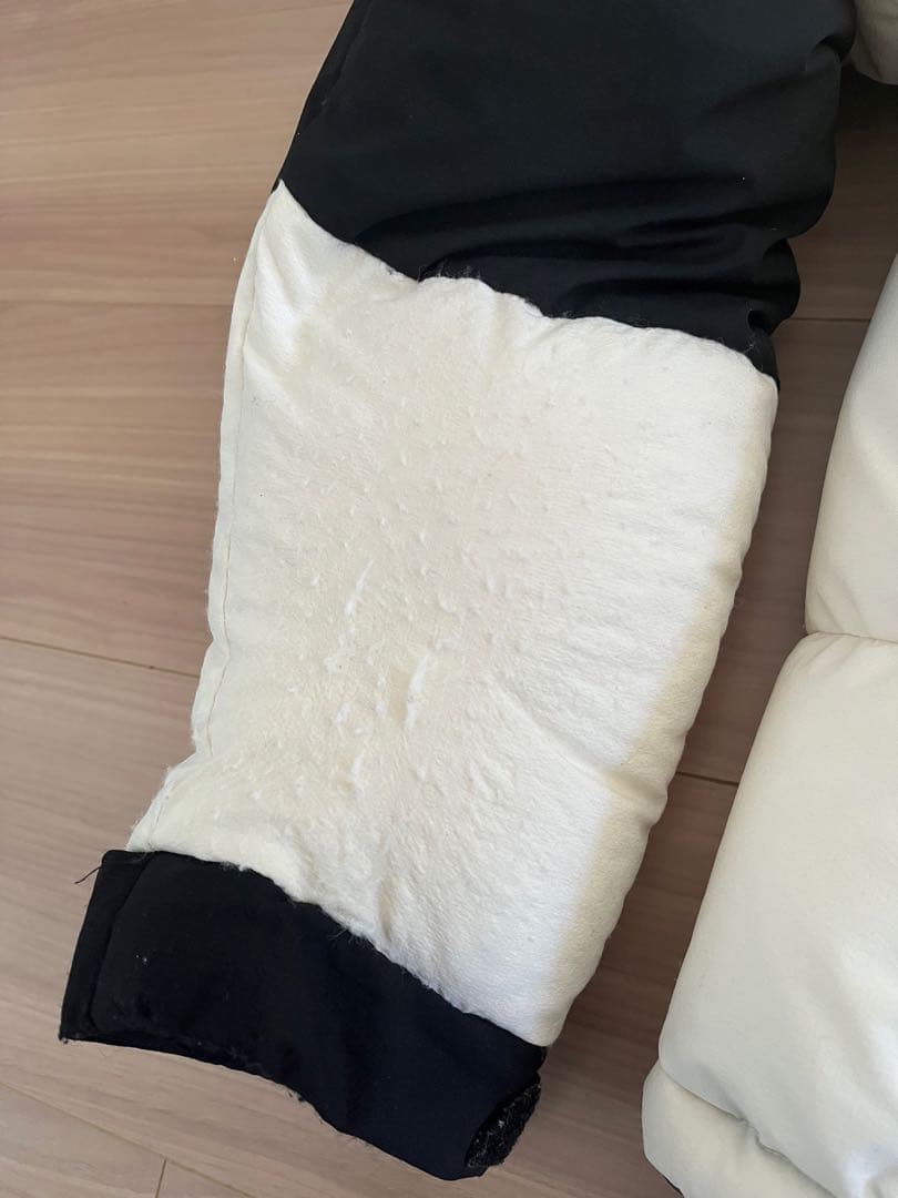 THE NORTH FACE ダウンジャケット S ホワイト/ブラック