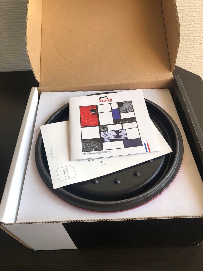 ストウブ ピコ ココット ラウンド チェリー 18cm 両手鋳物 ホーロー 鍋