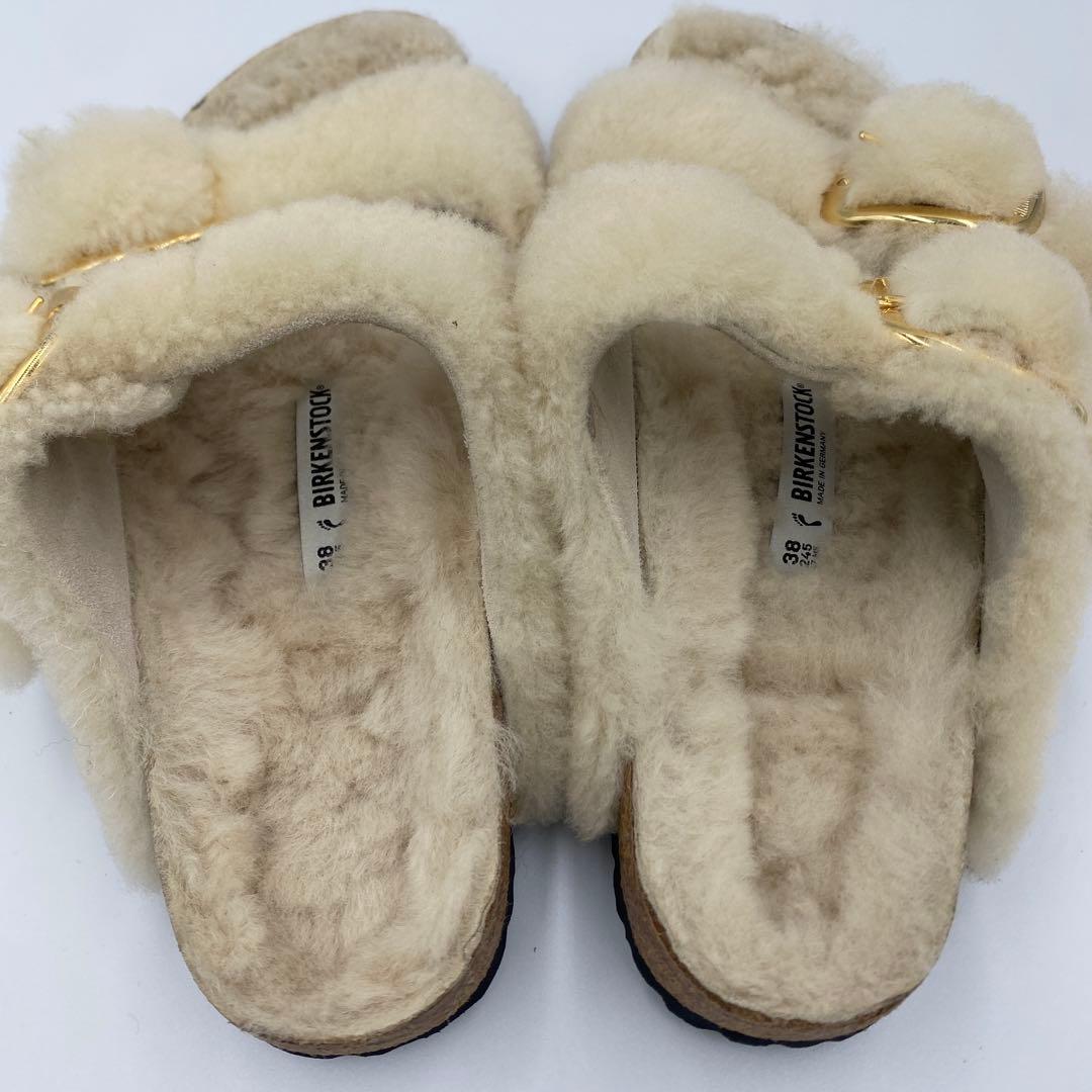 【美品】BIRKENSTOCK アリゾナ　ビッグバックル　テディ38