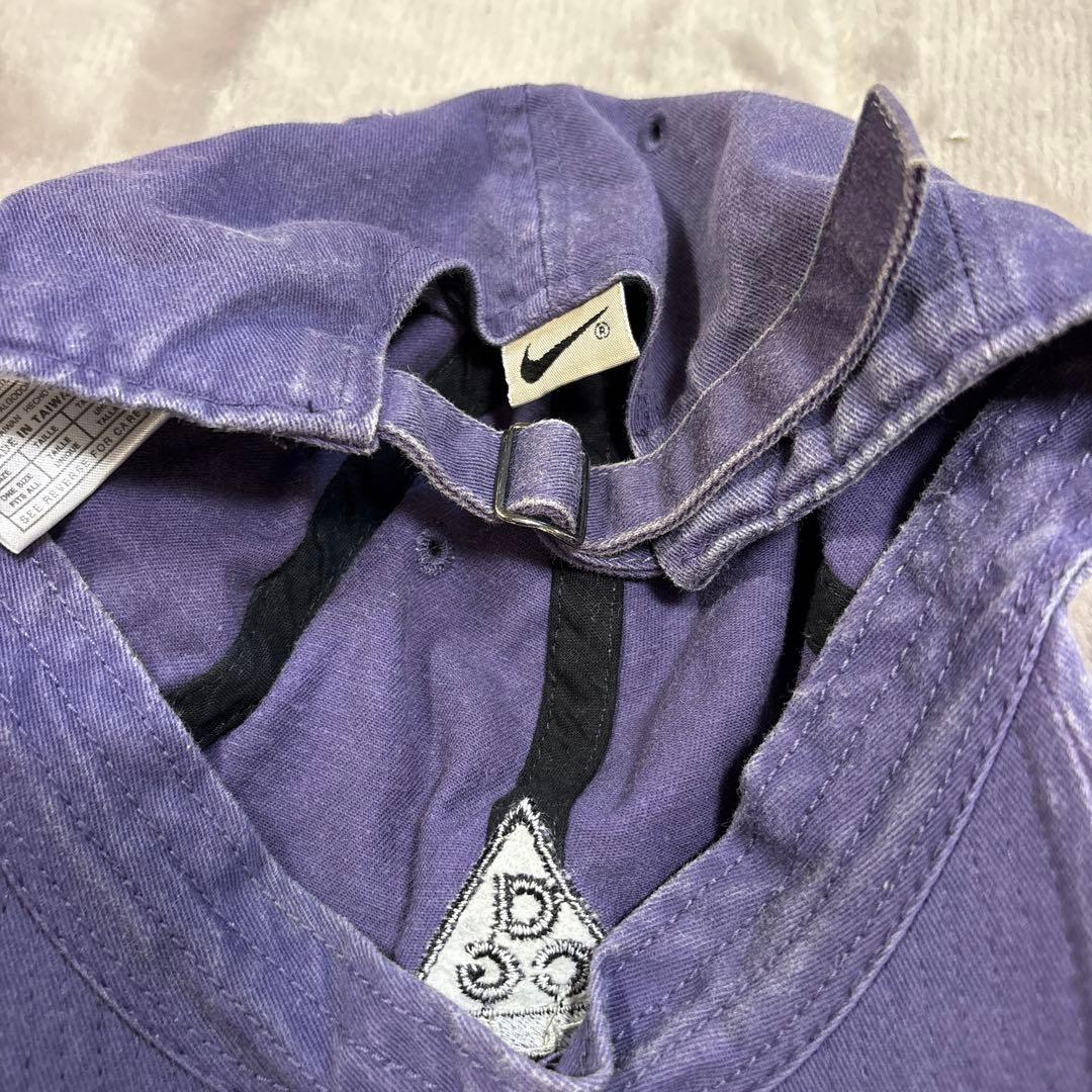 希少　nike acg cap 紫 ナイキ キャップ フェード パープル