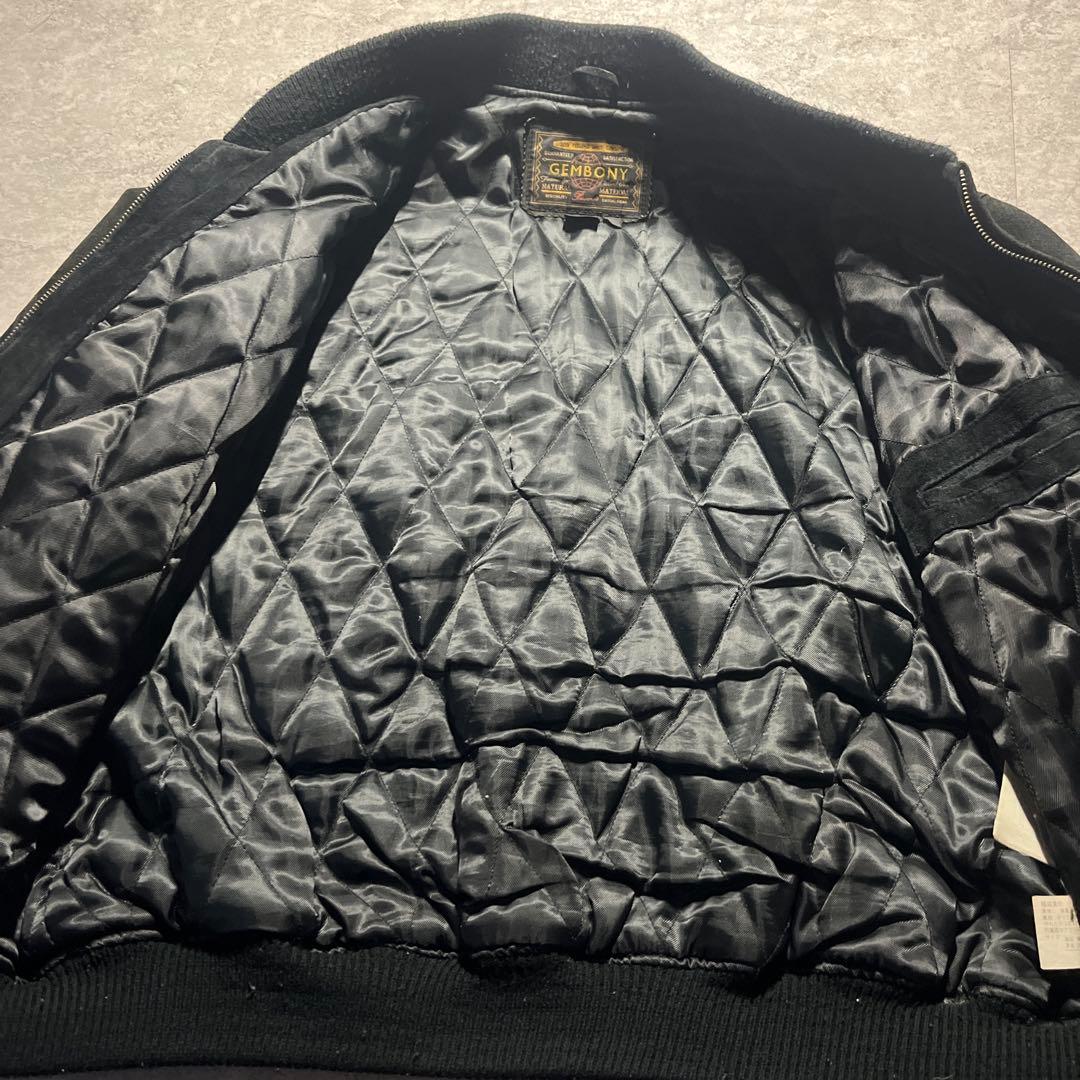 希少 vintage GEMBONYスエードレザージャケット 短丈 L 送料無料