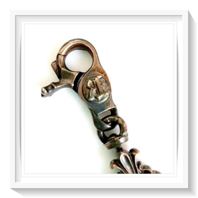 ③silver925 キーホルダー キーチェーン　49g　オリジナルデザイン