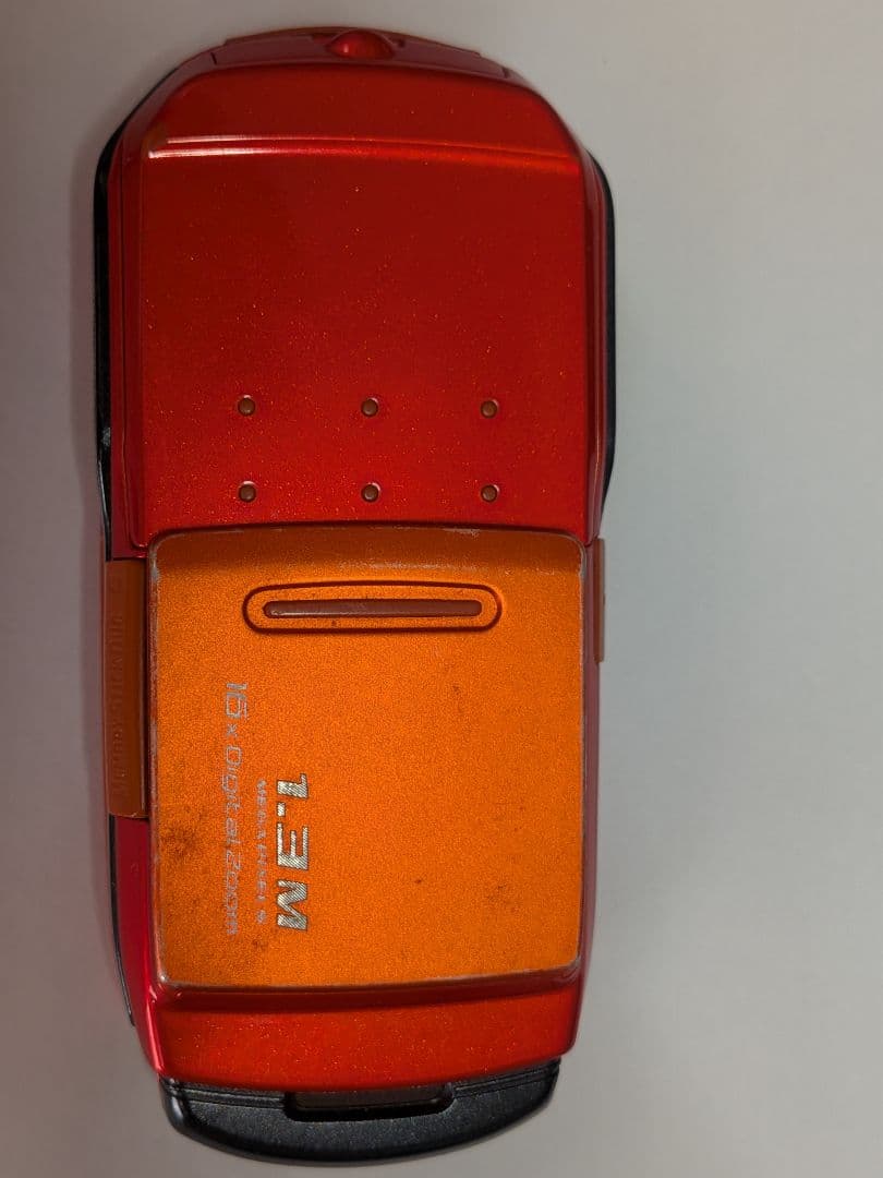 SO505iS オレンジ 赤 携帯電話 本体