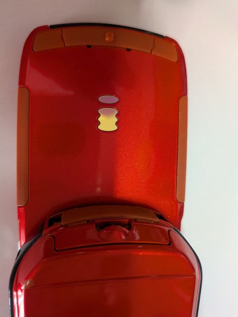 SO505iS オレンジ 赤 携帯電話 本体