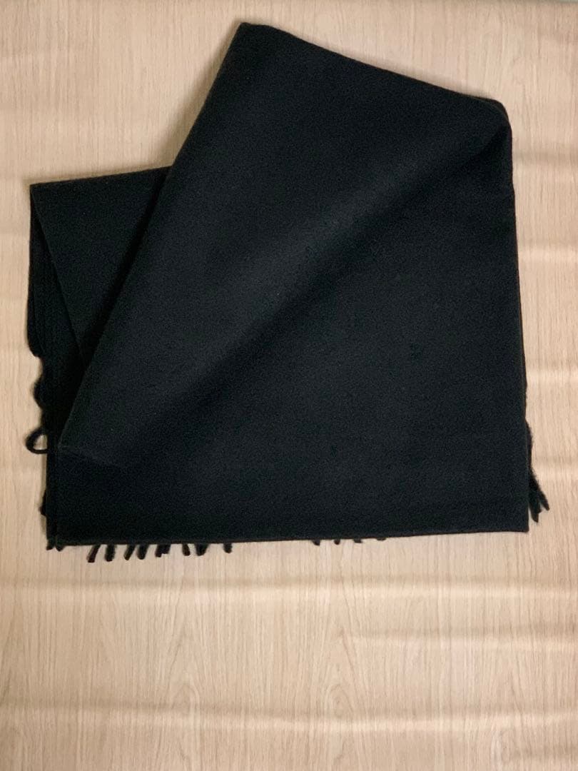 ラ*ラ様 ジョンストンズ カシミア 大判ストール マフラー ブラック