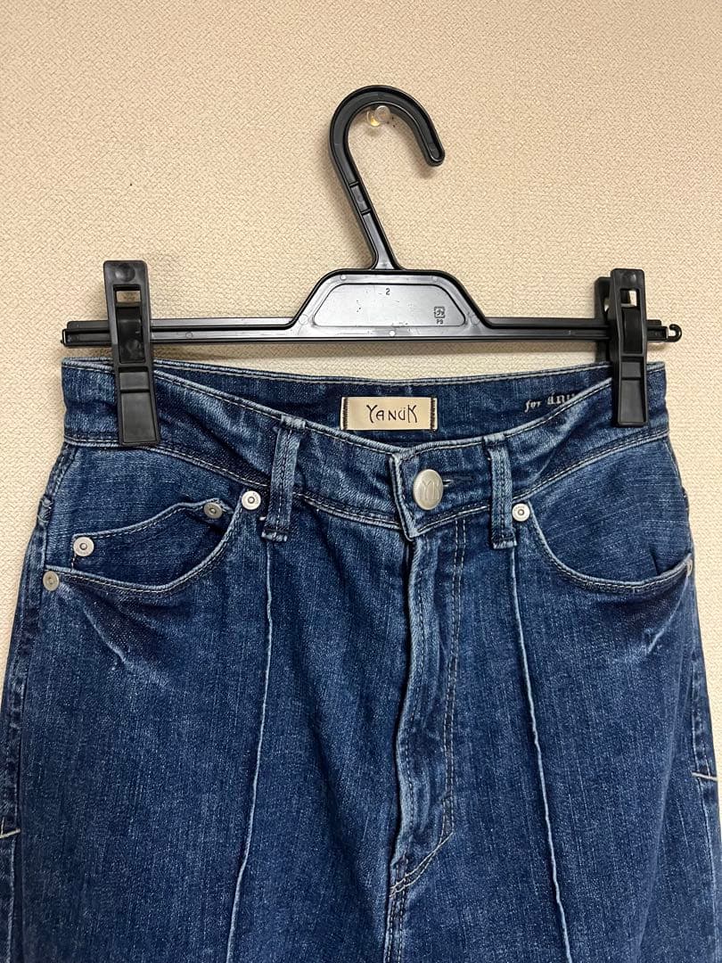 ★美品★ anuansxYANUK ピンタックストレート