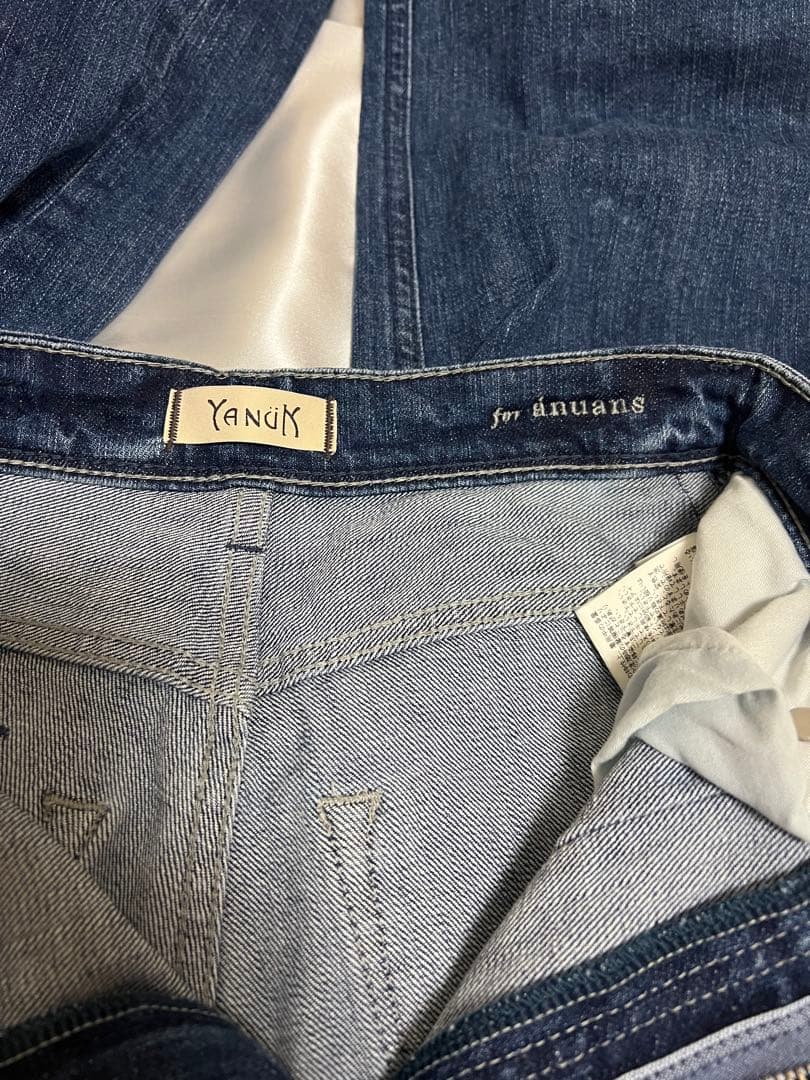 ★美品★ anuansxYANUK ピンタックストレート