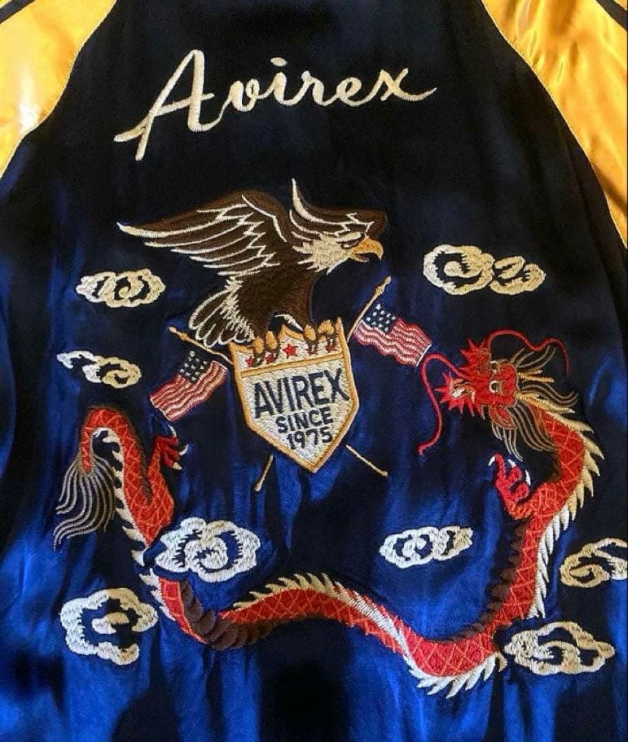 専用　AVIREXリバーシブル スカジャン　鷹　ドラゴン　横須賀スカジャン