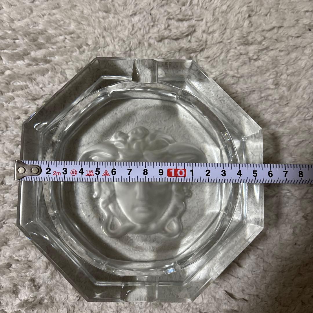 VERSACEヴェルサーチ　メデューサ クリスタル八角形アッシュトレイ灰皿