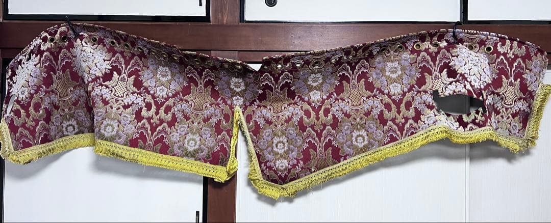 トラック装飾品 金華山ダッシュボードマットとハンドルカバー 内装品2点セット