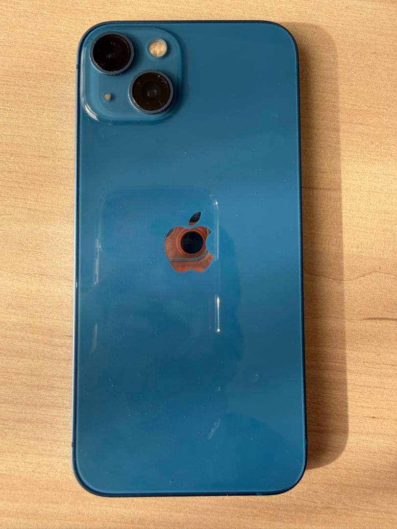 iPhone13 ブルー　修復水没歴なし　即日配送