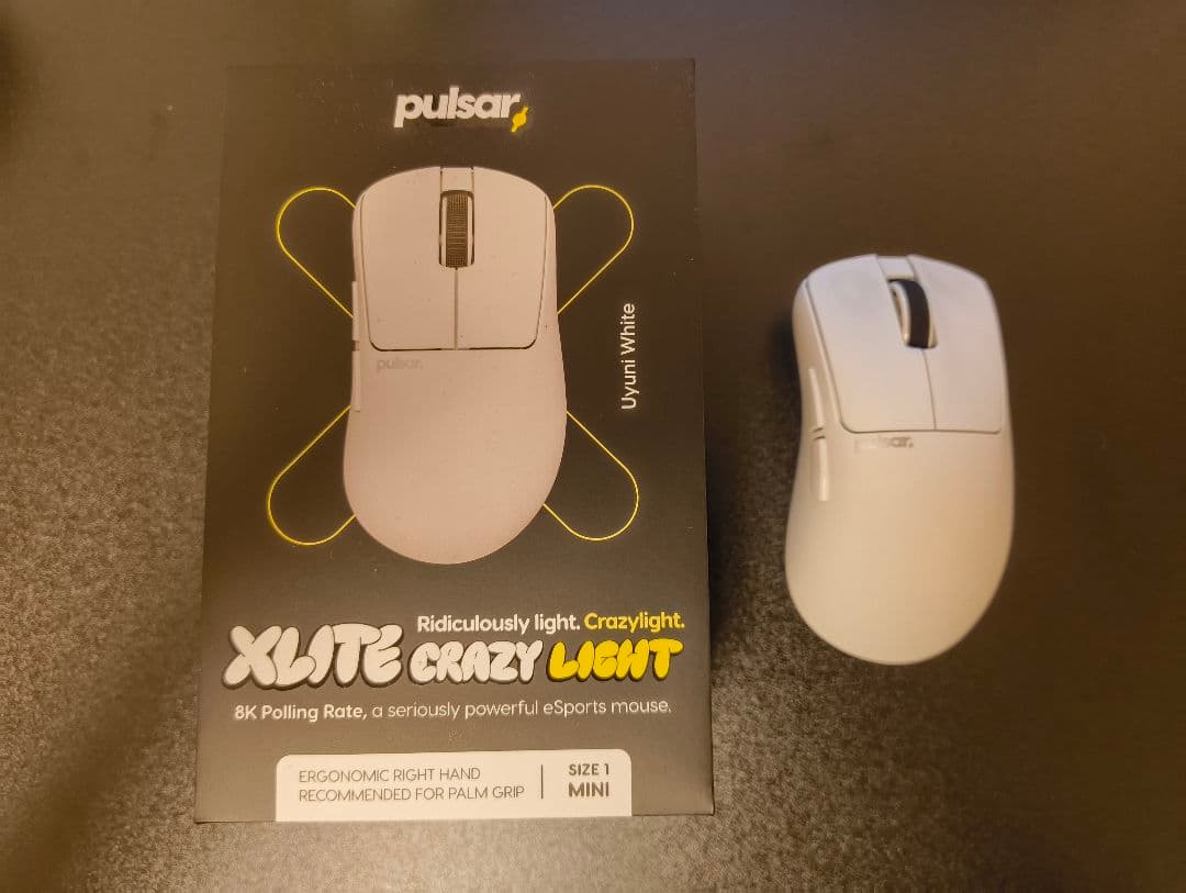 マウス・トラックボール Pulsar Xlite CrazyLight White