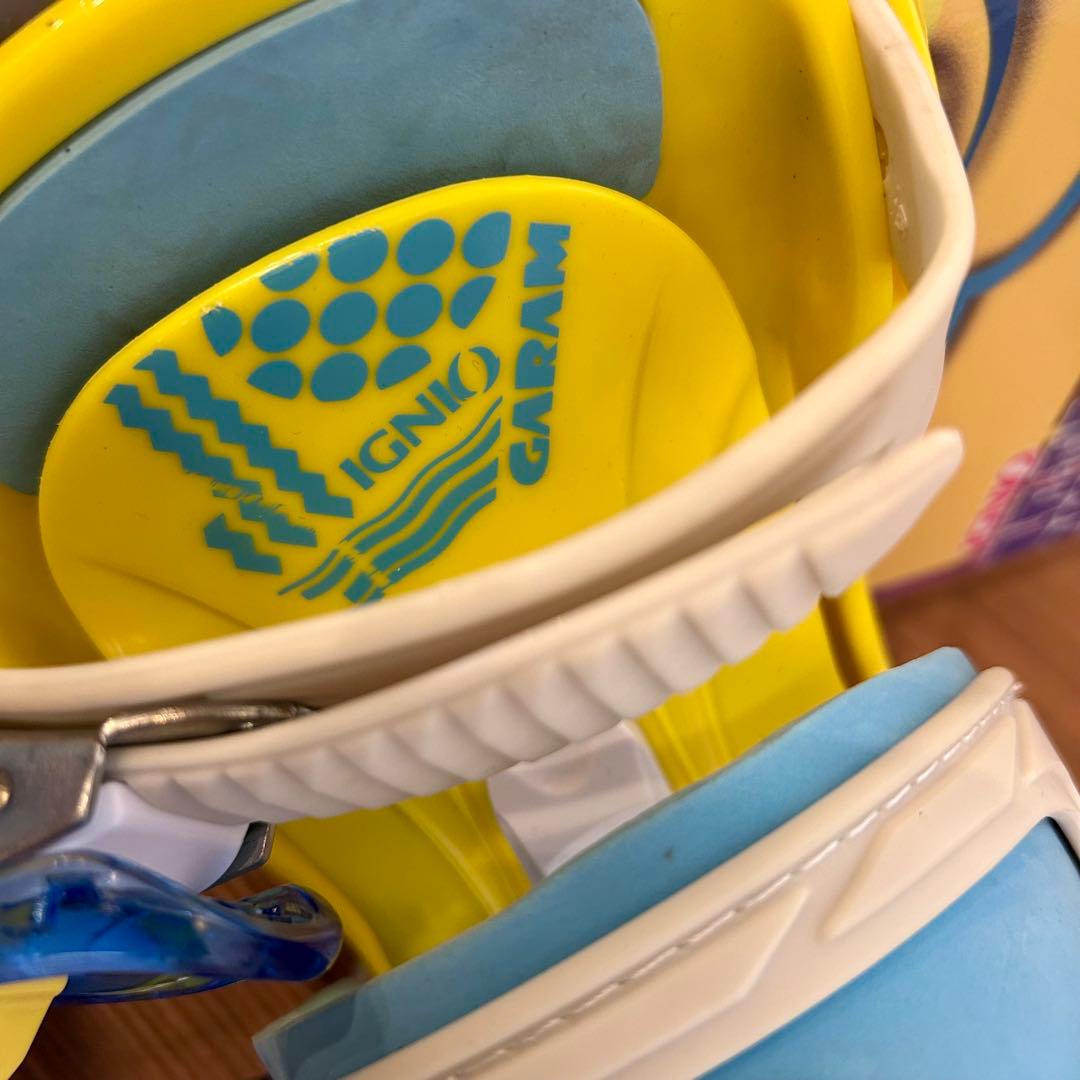 IGNIO キッズ スノーボード 110cm ビンディング付 子供用セット 入門