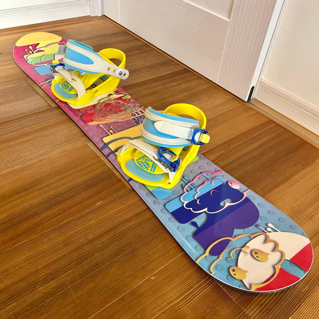 IGNIO キッズ スノーボード 110cm ビンディング付 子供用セット 入門