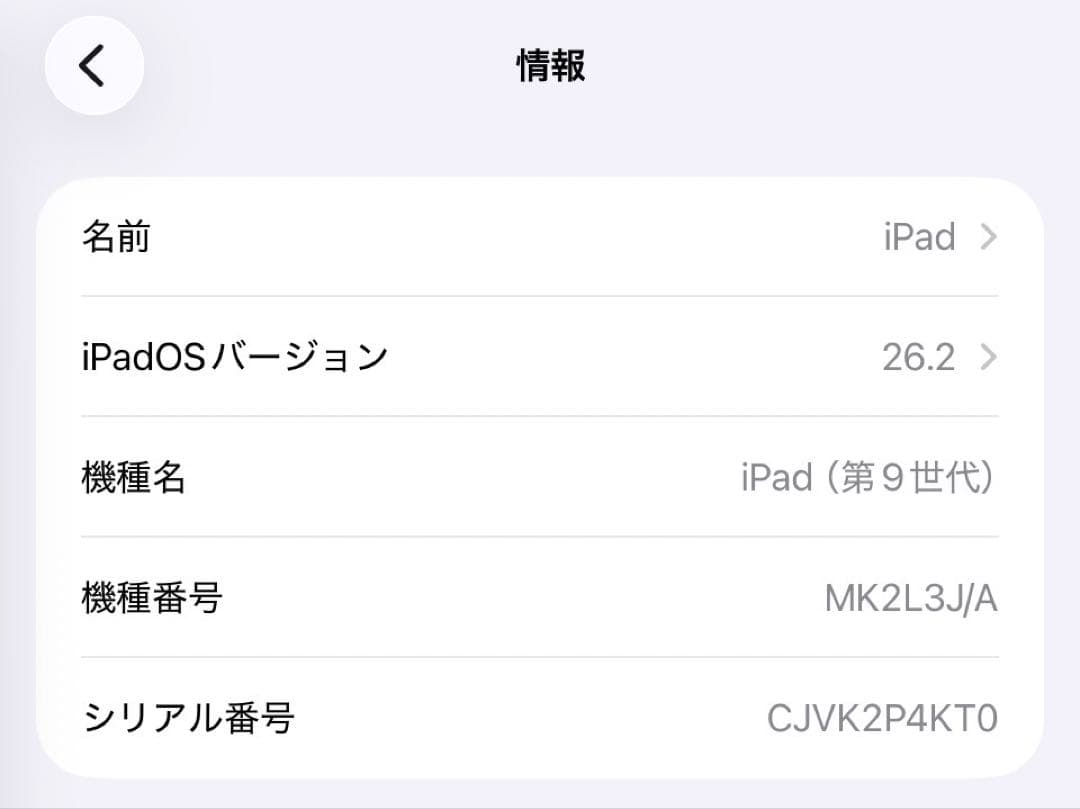 iPad 無印 第9世代本体 Pen付き