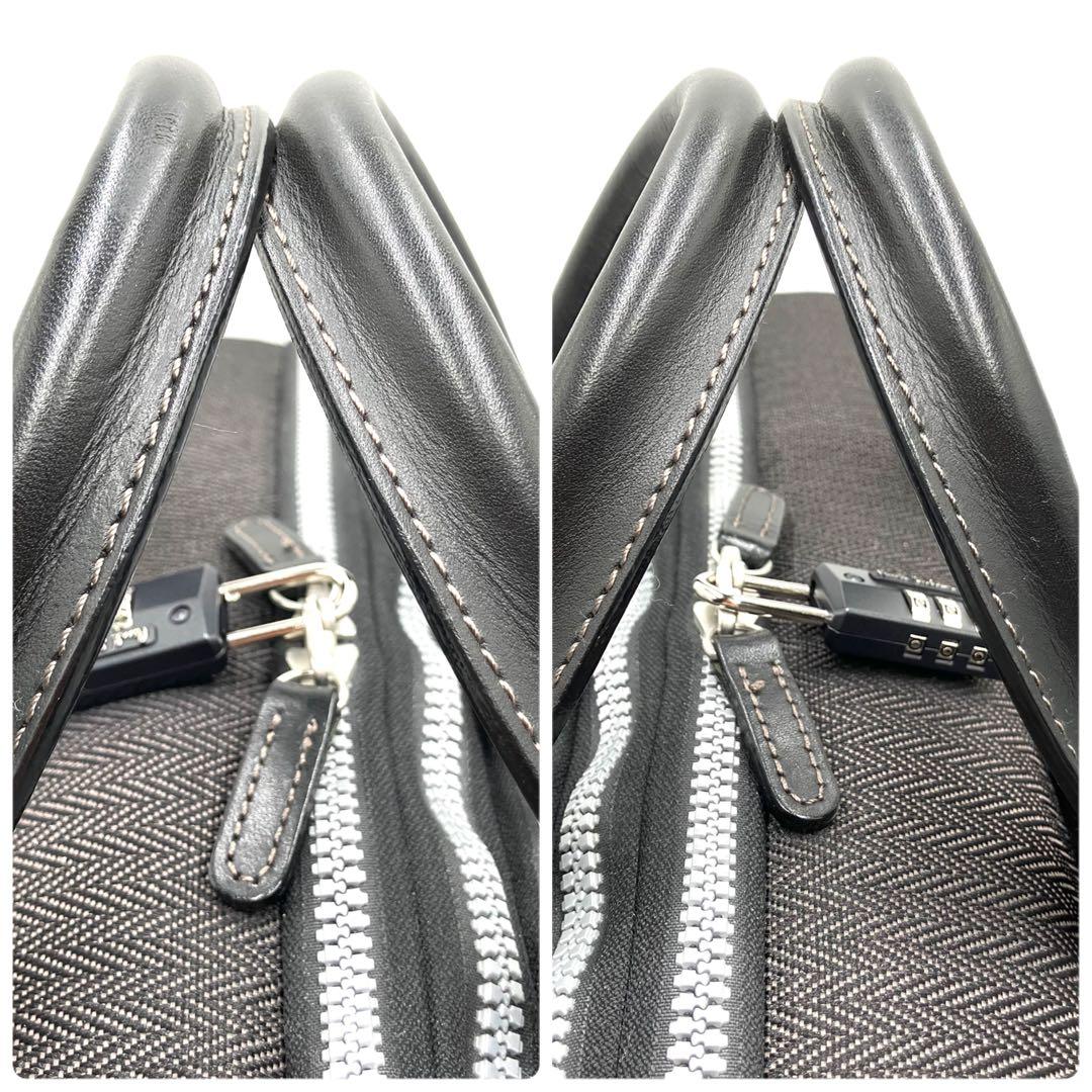 【極美品】 ポールスミス ace. コラボ ビジネスバッグ 2way 2層 鍵付