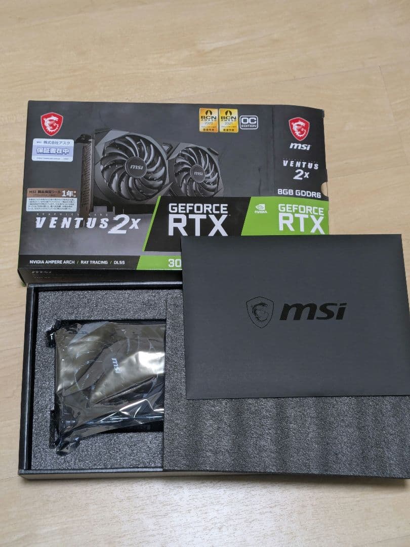 グラフィックボード・グラボ・ビデオカード MSI GeForce RTX 3060 Ti VENTUS 2X 8G OC