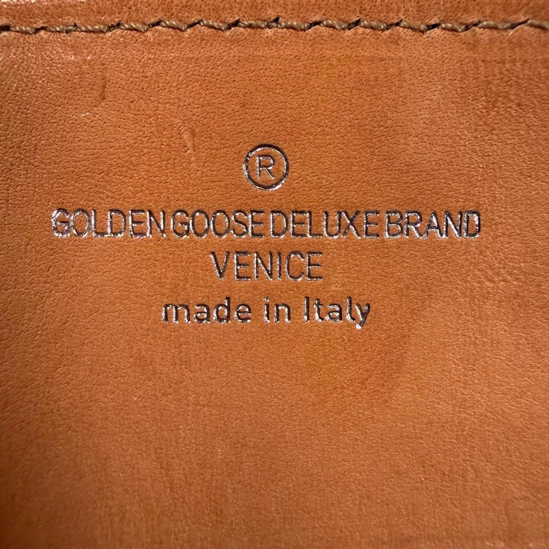 【美品】ゴールデングース　ボストンバッグ　エキパージュ　オールレザー　キャメル