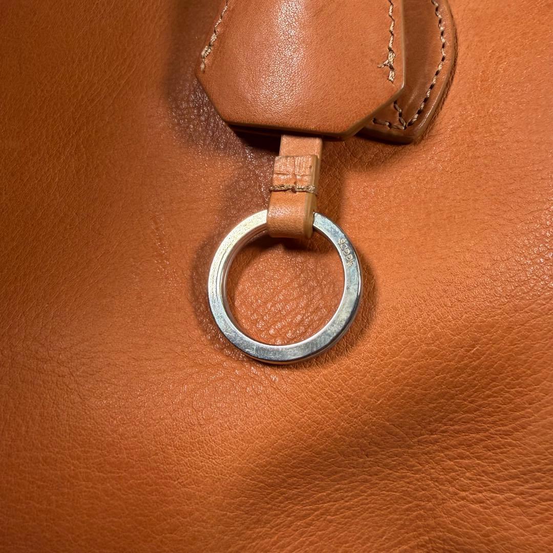 【美品】ゴールデングース　ボストンバッグ　エキパージュ　オールレザー　キャメル