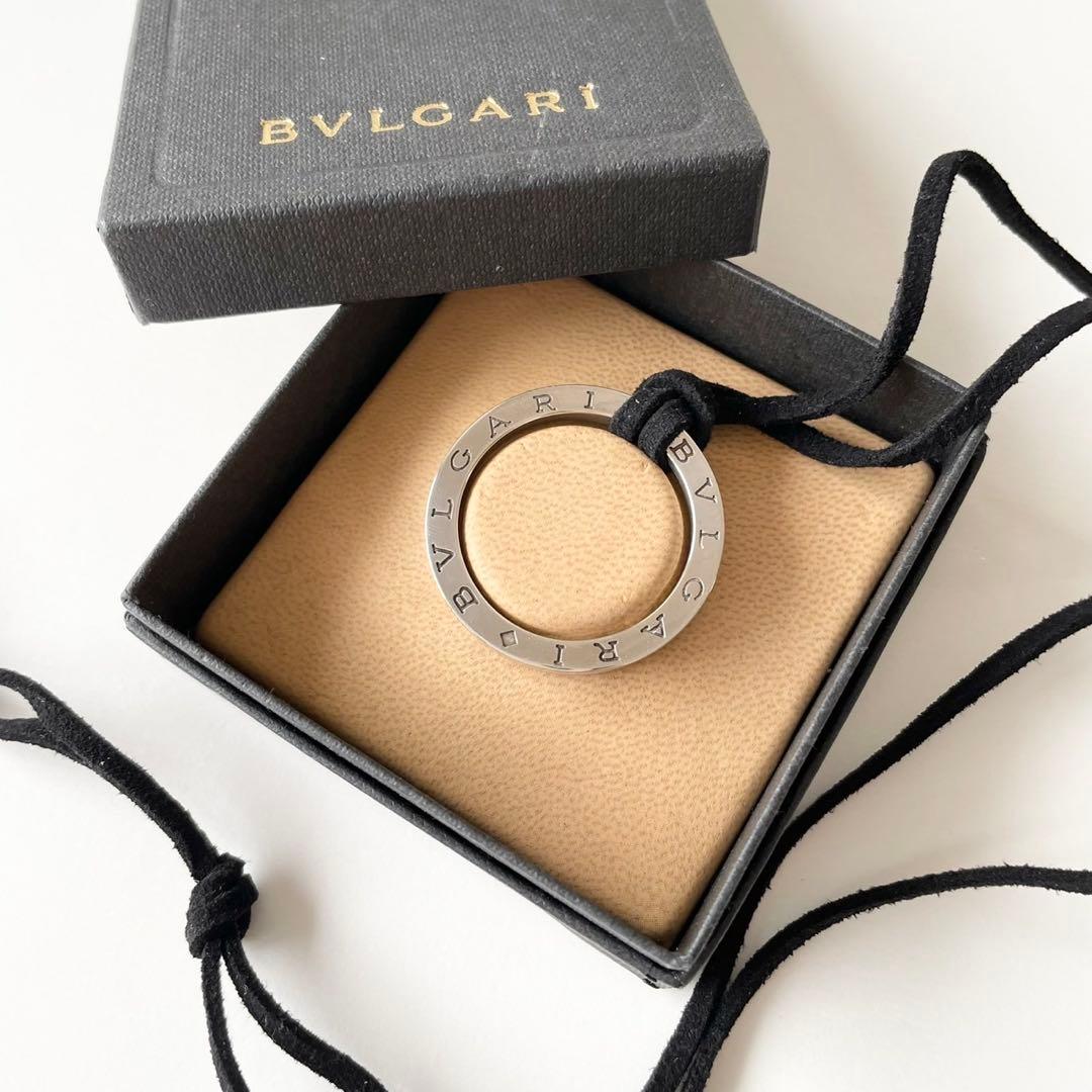 【新品・保管品】紐付き BVLGARI ブルガリ・ブルガリ キーリング